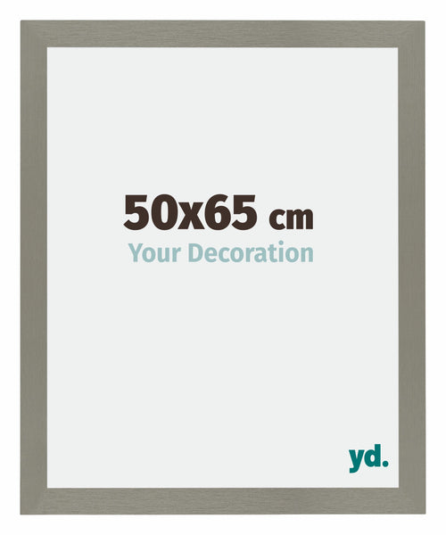 Mura MDF Bilderrahmen 50x65cm Grau Vorne Messe | Yourdecoration.de