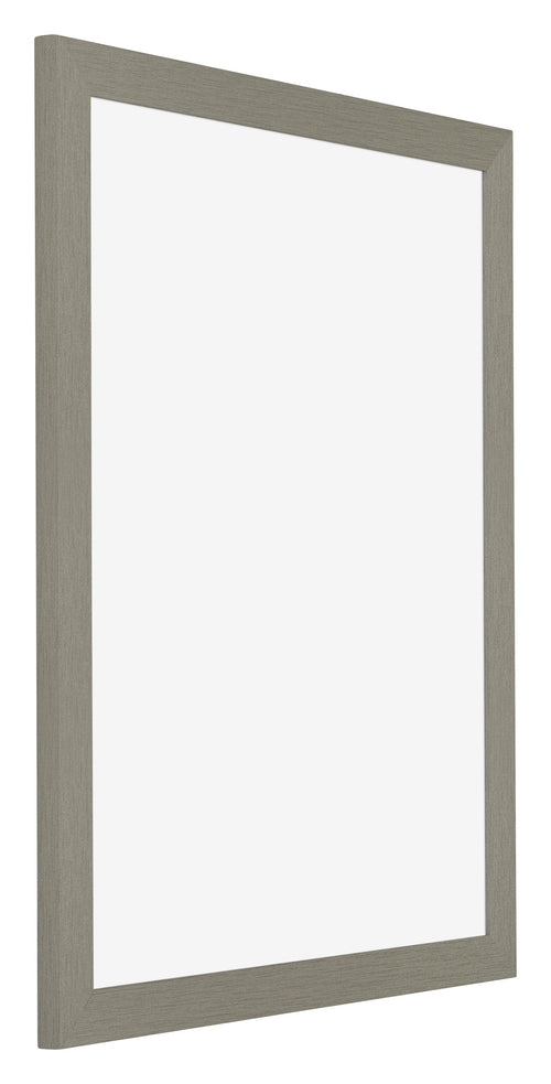 Mura MDF Bilderrahmen 50x65cm Grau Vorne Schrag | Yourdecoration.de