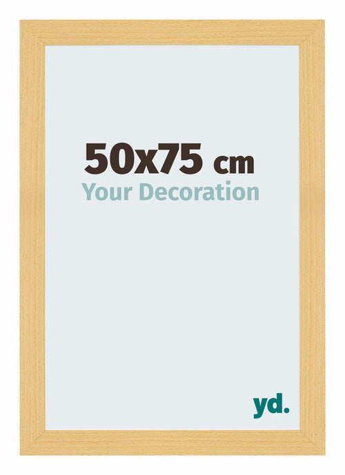 Mura MDF Bilderrahmen 50x75cm Buche Dekor Vorne Messe | Yourdecoration.de