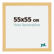 Mura MDF Bilderrahmen 55x55cm Buche Dekor Vorne Messe | Yourdecoration.de