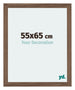 Mura MDF Bilderrahmen 55x65cm Nussbaum Dunkel Vorne Messe | Yourdecoration.de