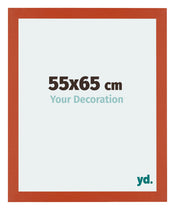 Mura MDF Bilderrahmen 55x65cm Orange Vorne Messe | Yourdecoration.de