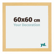 Mura MDF Bilderrahmen 60x60cm Buche Dekor Vorne Messe | Yourdecoration.de