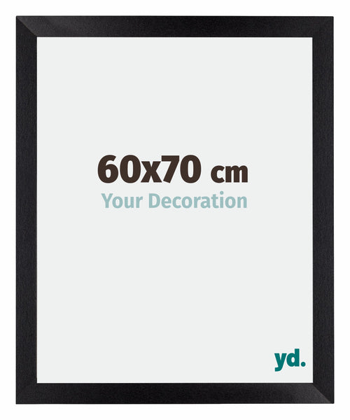 Mura MDF Bilderrahmen 60x70cm Schwarz Matt Vorne Messe | Yourdecoration.de