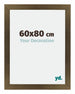 Mura MDF Bilderrahmen 60x80cm Bronze Dekor Vorne Messe | Yourdecoration.de