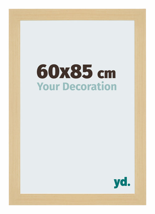 Mura MDF Bilderrahmen 60x85cm Ahorn Dekor Vorne Messe | Yourdecoration.de