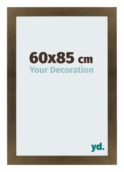 Mura MDF Bilderrahmen 60x85cm Bronze Dekor Vorne Messe | Yourdecoration.de