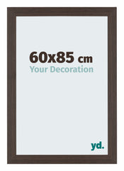 Mura MDF Bilderrahmen 60x85cm Eiche Dunkel Vorne Messe | Yourdecoration.de