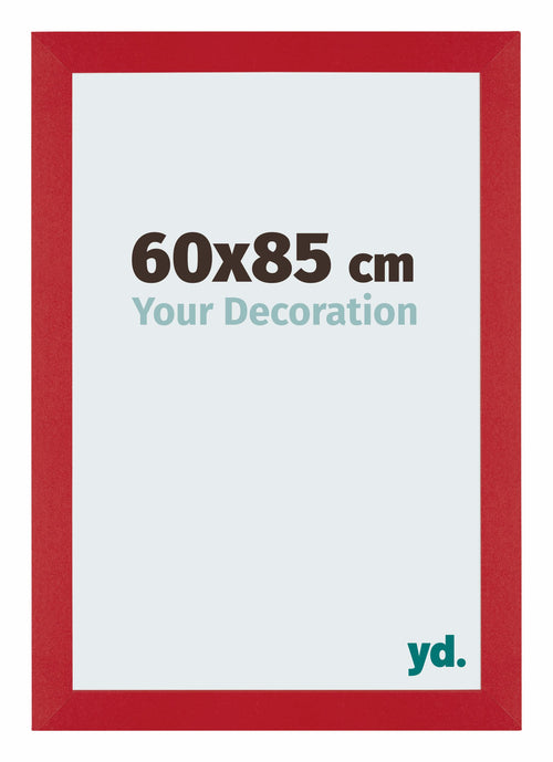 Mura MDF Bilderrahmen 60x85cm Rot Vorne Messe | Yourdecoration.de