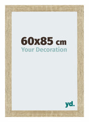 Mura MDF Bilderrahmen 60x85cm Sonoma Eiche Vorne Messe | Yourdecoration.de