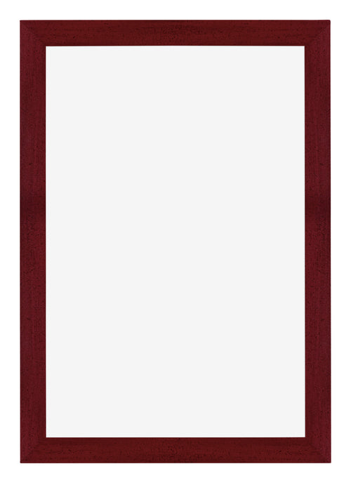 Mura MDF Bilderrahmen 61x91 5cm Weinrot Gewischt Vorne | Yourdecoration.de