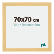 Mura MDF Bilderrahmen 70x70cm Buche Dekor Vorne Messe | Yourdecoration.de