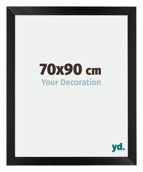 Mura MDF Bilderrahmen 70x90cm Schwarz Matt Vorne Messe | Yourdecoration.de