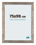 Mura MDF Bilderrahmen 75x98cm Vintage Metall Vorne Messe | Yourdecoration.de