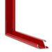 New York Aluminium Bilderrahmen 18x24cm Rot Ferrari Detail Querschnitt | Yourdecoration.de