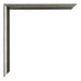 New York Aluminium Bilderrahmen 25x35 Mercury Struktur Detail Ecke | Yourdecoration.de