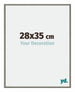 New York Aluminium Bilderrahmen 28x35cm Mercury Struktur Vorne Messe | Yourdecoration.de