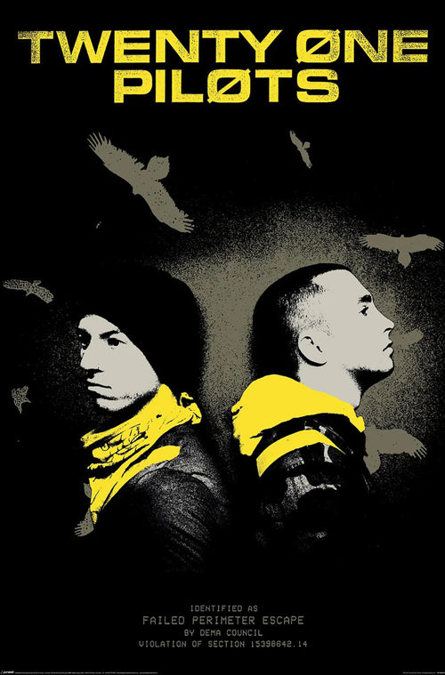 Poster 21 Pilots Trench Vultures 61x91 5cm PP2403419 | Yourdecoration.de