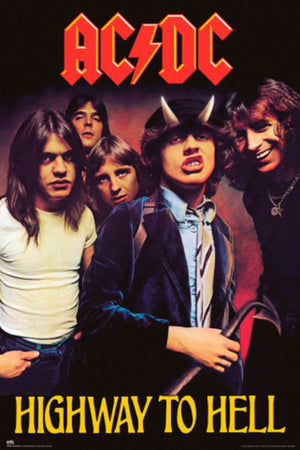 Poster Acdc Highway To Hell 61x91 5cm Grupo Erik GPE5915 | Yourdecoration.de