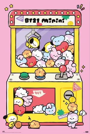 Poster Bt21 Arcade Machine 61x91.5cm Grupo Erik GPE5795 | Yourdecoration.de