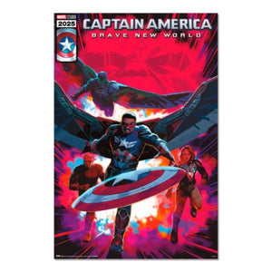 Poster Captain America Brave New World Comic 61x91 5cm Grupo Erik GPE5944 | Yourdecoration.de