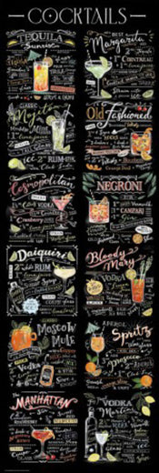 Poster Cocktail 53x158cm Grupo Erik PPGE8114 | Yourdecoration.nl