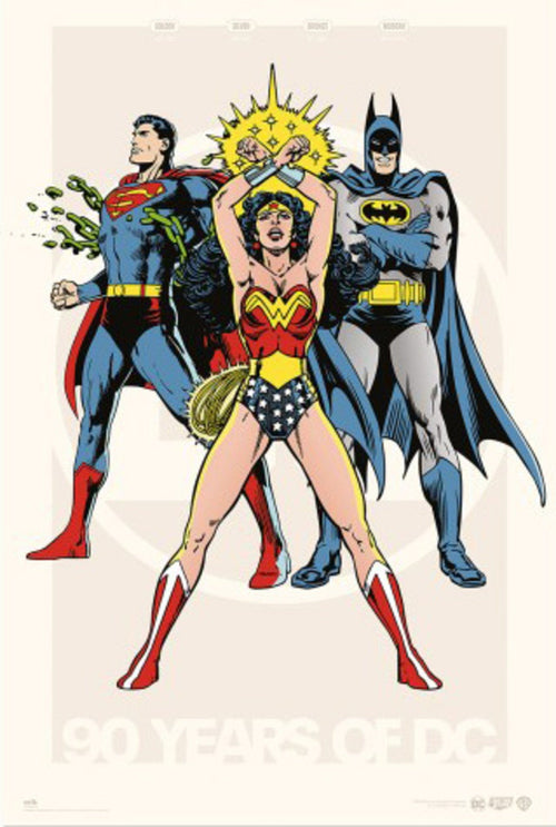 Poster Dc Comics 90Th Anniversary 61x91 5cm Grupo Erik GPE5848 | Yourdecoration.de