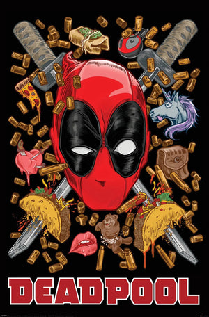 Poster Deadpool Chimichanga 61x91 5cm PP2402114 | Yourdecoration.de