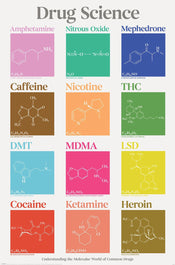 Poster Drug Science A Z 61x91 5cm PP2402112 | Yourdecoration.de