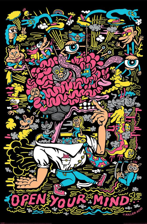 Poster Killer Acid Open Your Mind 61x91 5cm PP35434 | Yourdecoration.de