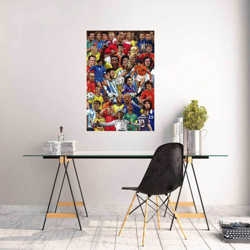 Poster Legendary Footballers 61x91 5cm Grupo Erik GPE5817 Sfeer | Yourdecoration.de