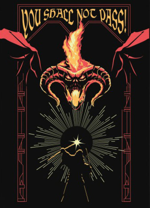 Poster Lord Of The Rings Balrog Glow In The Dark 61x91 5cm Grupo Erik GPEPR011 | Yourdecoration.de