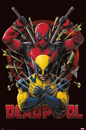 Poster Marvel Deadpool Wolverine 2 61x91 5cm Grupo Erik GPE5846 | Yourdecoration.de