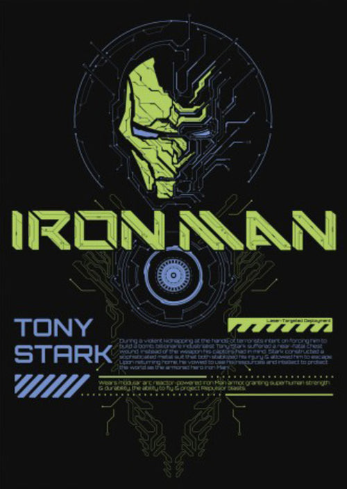 Poster Marvel Iron Man Glow In The Dark 61x91 5cm Grupo Erik GPEPR007 | Yourdecoration.de