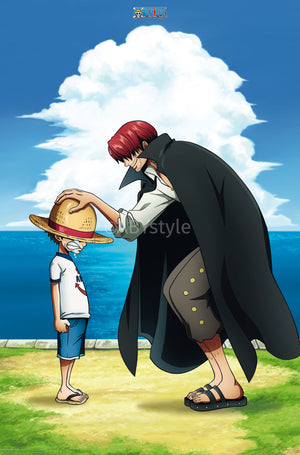 Poster One Piece Shanks And Luffy 61x91 5cm GBYDCO602 | Yourdecoration.de