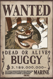 Poster One Piece Wanted Buggy Wano 38x52cm GBYDCO641 | Yourdecoration.de