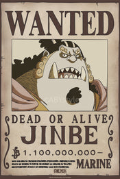 Poster One Piece Wanted Jinbe Wano 38x52cm Abystyle GBYDCO623 | Yourdecoration.de