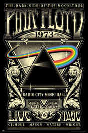 Poster Pink Floyd The Dark Side Of The Moon Tour 1973 61x91 5cm Grupo Erik GPE5909 | Yourdecoration.de