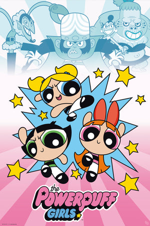 Poster Powerpuff Girls Vs Villains 61x91 5cm GBYDCO564 | Yourdecoration.de