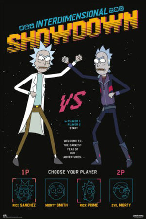 Poster Rick And Morty Interdimensional Showdown 61x91 5cm Grupo Erik GPE5801 | Yourdecoration.de