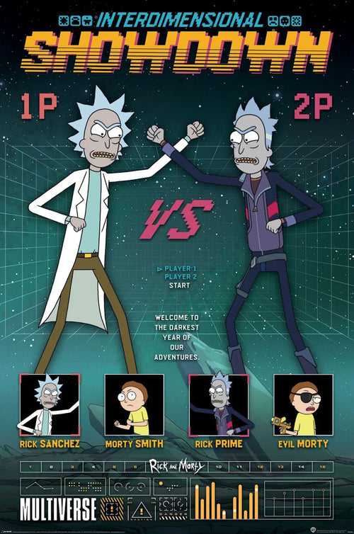 Poster Rick And Morty Showdown 61x91 5cm PP35425 | Yourdecoration.de