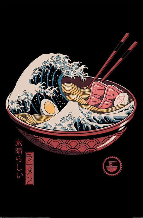 Poster Vincent Trinidad Great Ramen Wave 61x91 5cm PP2403662 | Yourdecoration.de