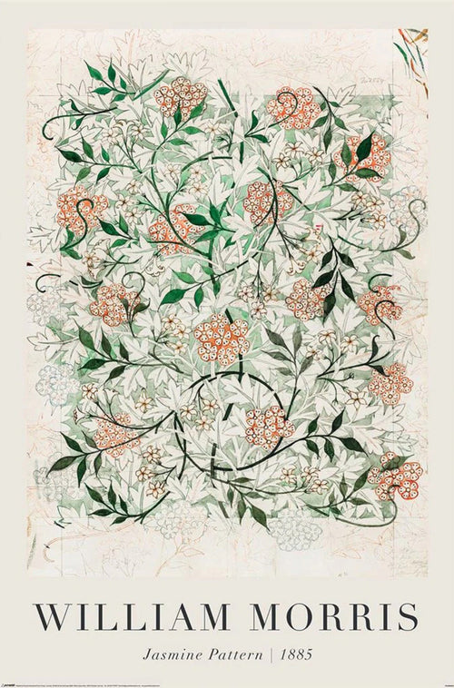 Poster William Morris Jasmine In Progress 61x91 5cm PP2400692 | Yourdecoration.de
