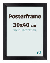 Posterrahmen 30x40cm Schwarz Matt MDF Parma Messe | Yourdecoration.de