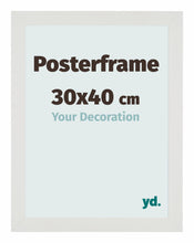 Posterrahmen 30x40cm Weiss Matt MDF Parma Messe | Yourdecoration.de