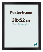 Posterrahmen 38x52 Schwarz Matt MDF Parma Messe | Yourdecoration.de