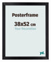 Posterrahmen 38x52 Schwarz Matt MDF Parma Messe | Yourdecoration.de