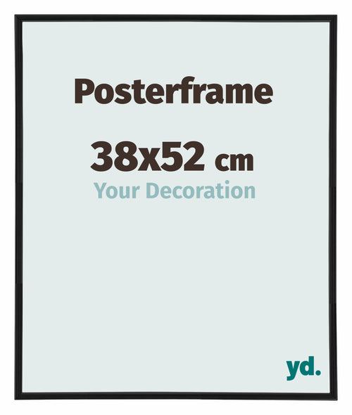 Posterrahmen 38x52cm Schwarz Matt Kunststoff Paris Messe | Yourdecoration.de