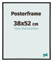 Posterrahmen 38x52cm Schwarz Matt Kunststoff Paris Messe | Yourdecoration.de