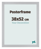 Posterrahmen 38x52cm Silber MDF Parma Messe | Yourdecoration.de